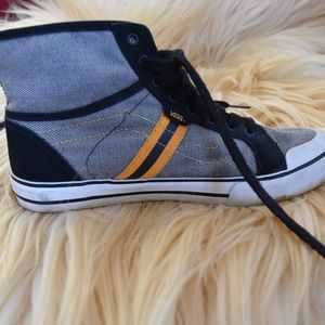 Vans womens wellesley -Black denim sneakers